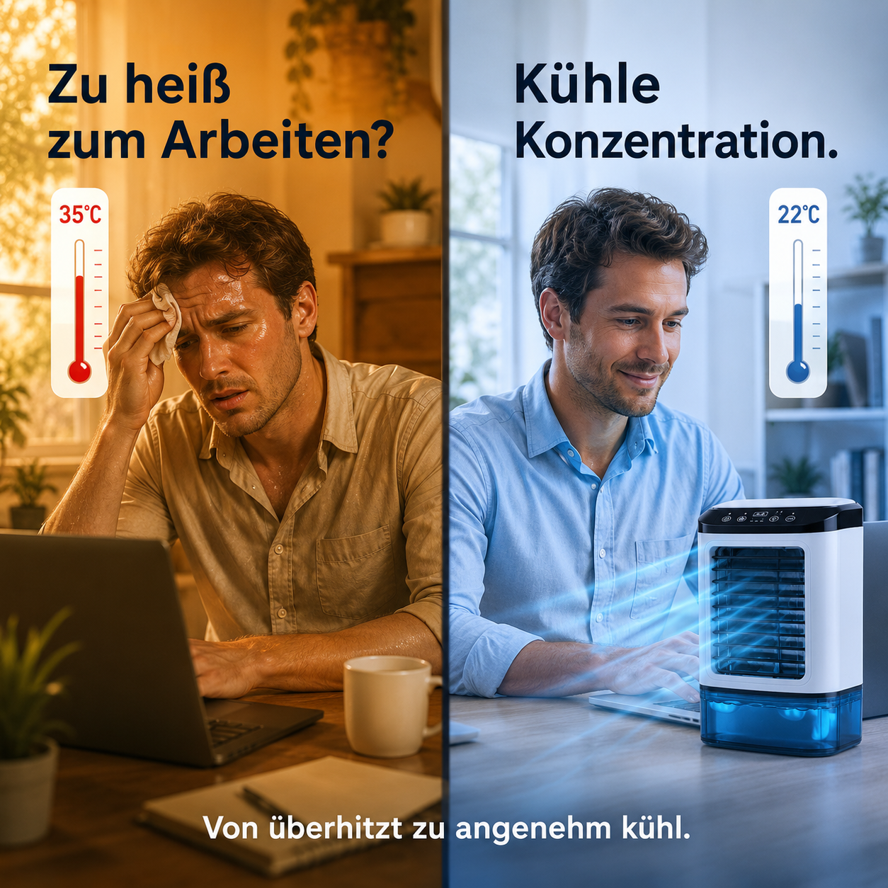 CoolCube | Mini Klimaanlage mit Wasserkühlung