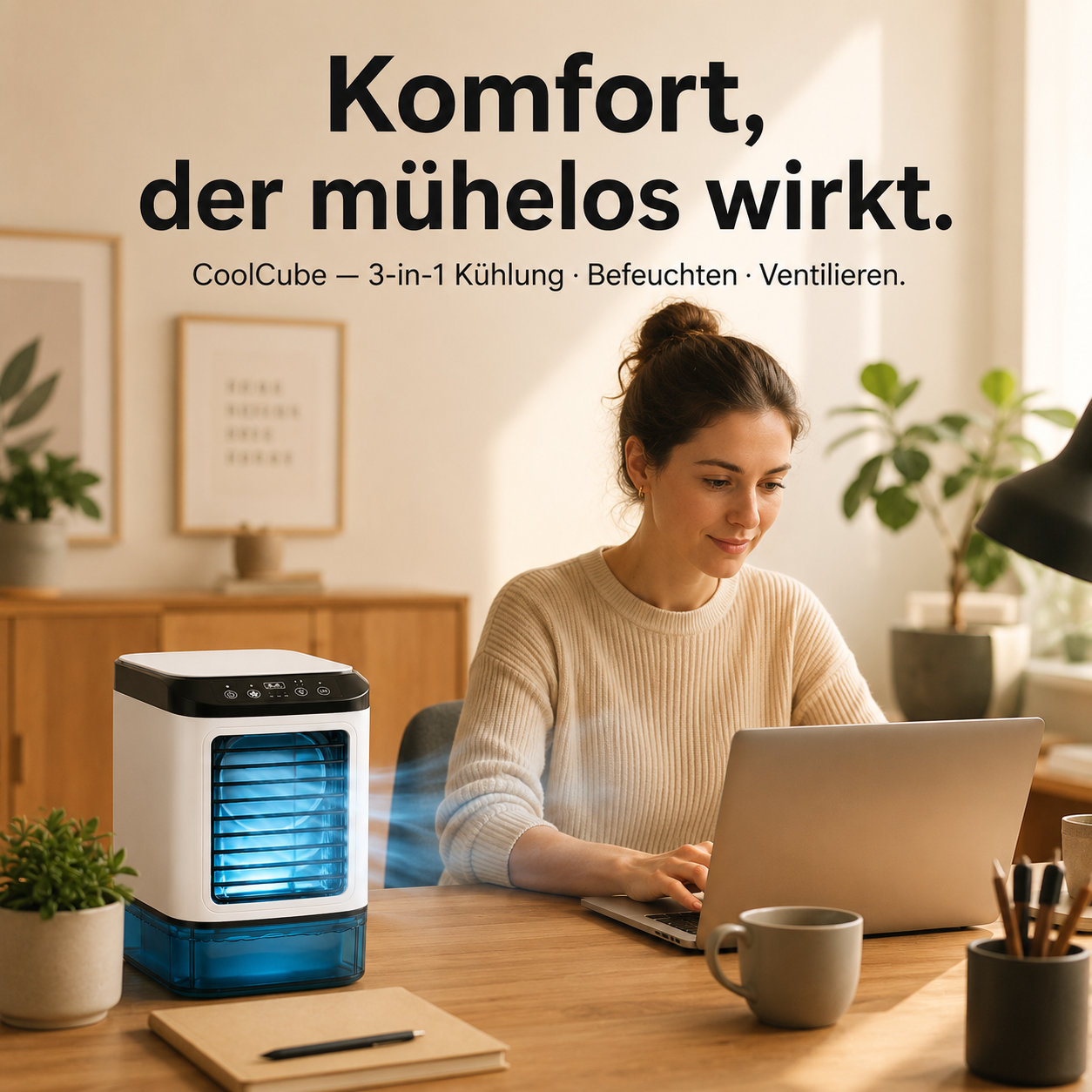 CoolCube | Mini Klimaanlage mit Wasserkühlung