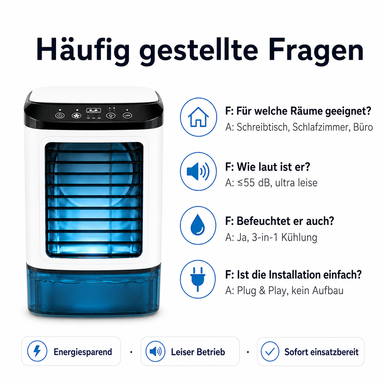 CoolCube | Mini Klimaanlage mit Wasserkühlung