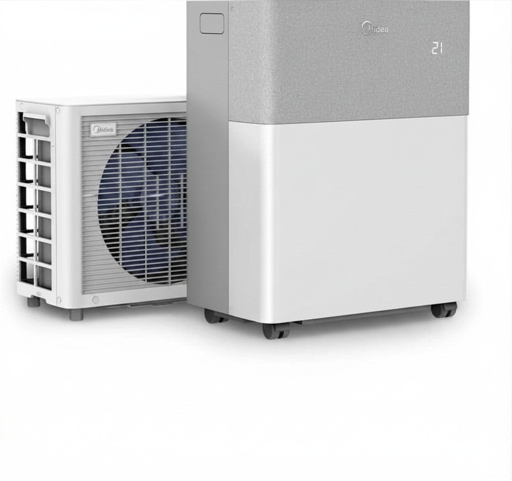 Midea PortaSplit mobile Split-Klimaanlage 12000 BTU 3,5 kW WiFi 4-in-1 Wärmepumpe bis 42m²
